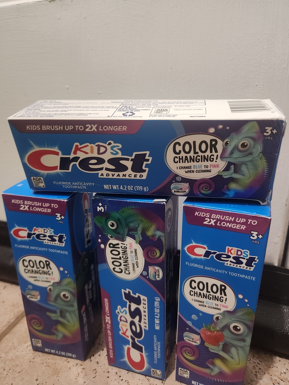 Crest Kids Color-Changing Toothpaste